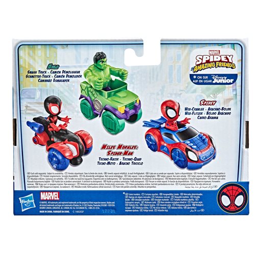 Spider-Man Spidey and His Amazing Friends Hulk Action Figure and Smash Truck Vehicle
