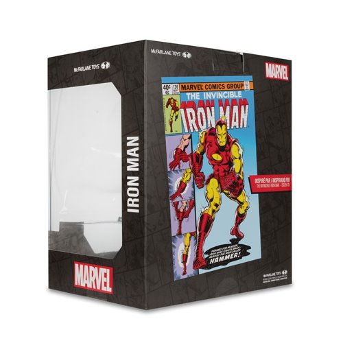 Marvel Wave 1 Iron Man The Invincible Iron Man #126 1:10 Scale Posed Figure with Scene