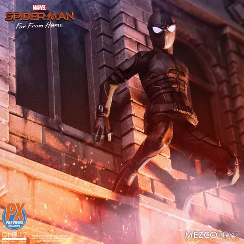 Spider-Man: Far From Home Stealth Suit One:12 Action Figure - Previews Exclusive