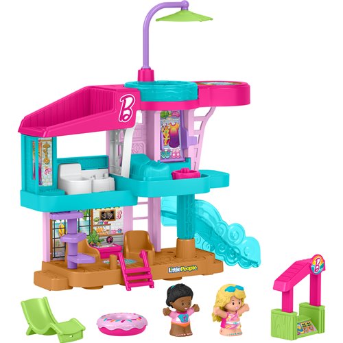 Little People Barbie Beach House Playset