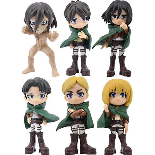 Attack on Titan PalVerse Anime Blind-Box Mini-Figure Case of 6