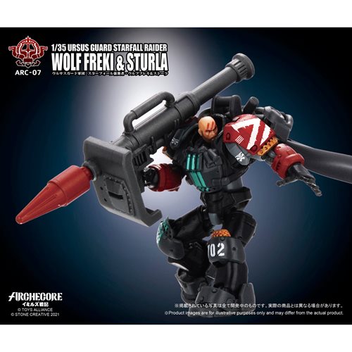 Archecore Ursus Guard Starfall Raider Wolf Freki and Sturla 1:35 Scale Action Figure Set of 2