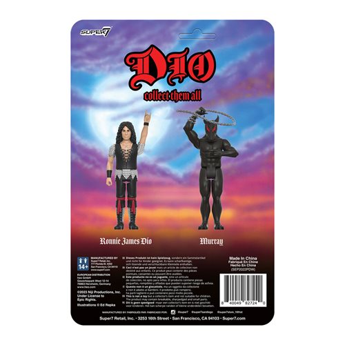Dio Ronnie James Dio 3 3/4-Inch ReAction Figure
