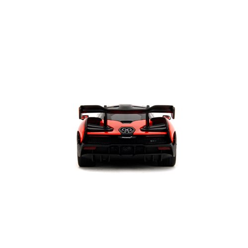 Fast and Furious Fast X McLaren Senna Orange and Black 1:24 Scale Die-Cast Metal Vehicle