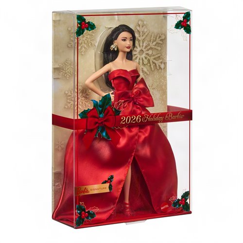 Barbie 2026 Holiday Barbie Doll with Black Hair