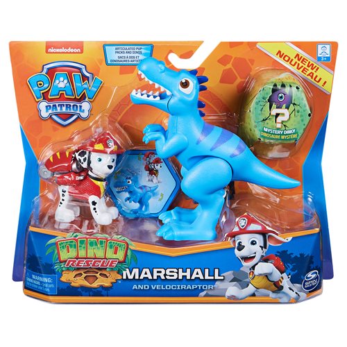 PAW Patrol Dino Rescue Pup and Dinosaur Action Figure Case