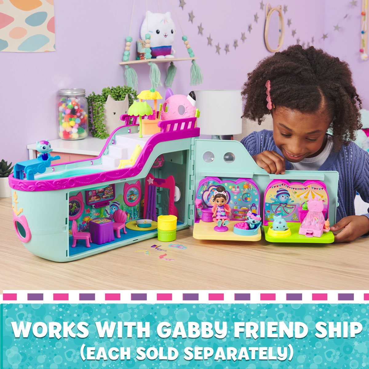 Gabby's Dollhouse Cat Friend Ship
