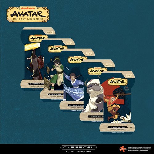Avatar the Last Airbender Cybercel 3D Cel Art Collectible Blind Box Display of 24 Packs