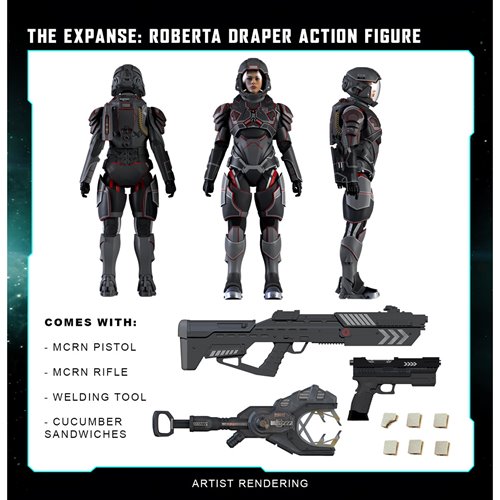 The Expanse Bobbie Draper 1:12 Scale Action Figure