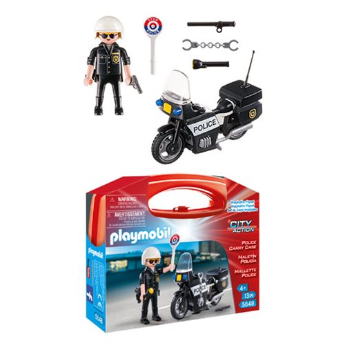 Playmobil Police Carry Case - Entertainment