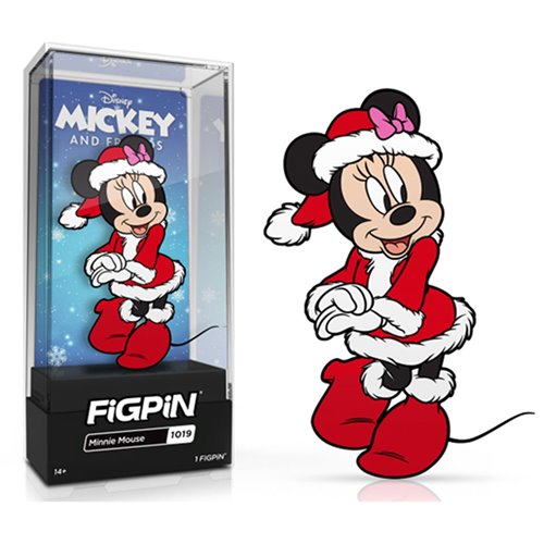 Mickey and Friends Holiday Minnie Mouse FiGPiN 3-Inch Enamel Pin