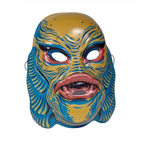 Universal Monsters Yellow Gill Man Creature from the Black Lagoon Mask