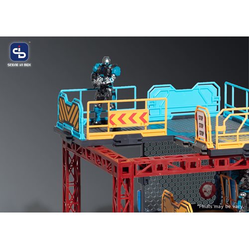 Scene in Box Industrial Depot 1:18 Scale Building Diorama