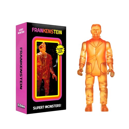 Universal Monsters Frankenstein Luminators 3 3/4-Inch ReAction Figure
