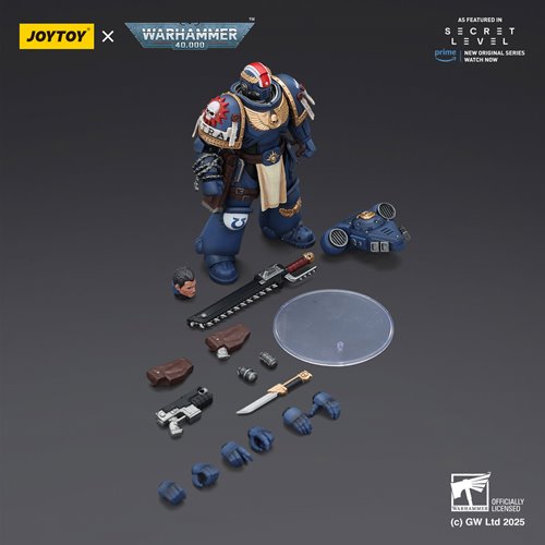 Joy Toy Warhammer 40,000 Ultramarines Titus with Laurels of Victory 1:18 Scale Action Figure