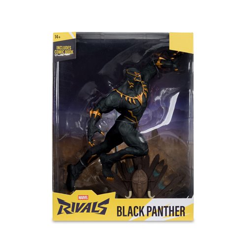Marvel Rivals Wave 3 Black Panther 1:6 Scale Posed Figure with Scene and Comic