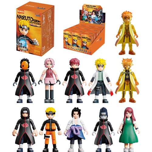 Naruto Galaxy Version 01 Ultimate Bond Blokees Mini Model Kit Case of 9