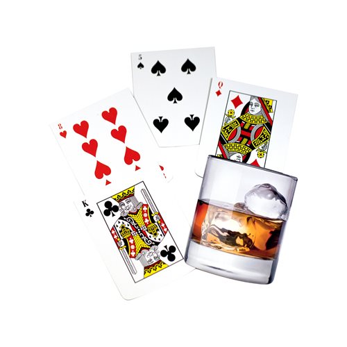 Whiskey Glass Playing Cards