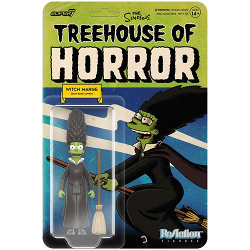The Simpsons Treehouse of Horror Witch Marge Simpson 3 3/4-Inch ReAction Figure
