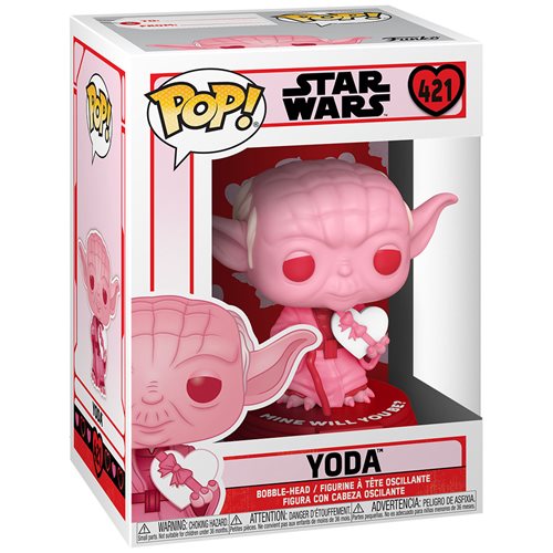 Star Wars Valentines Yoda with Heart Pop! Vinyl Figure
