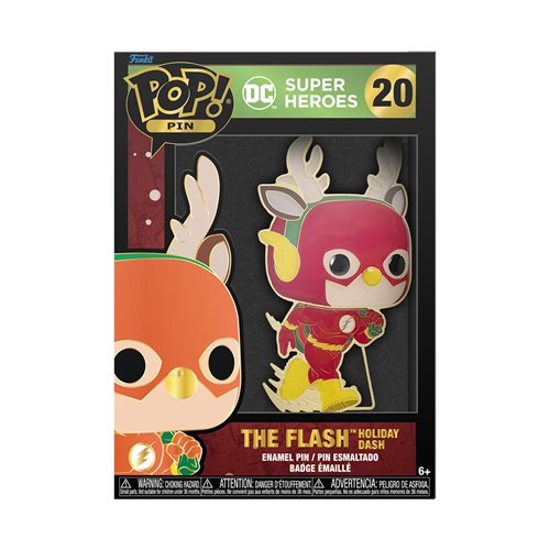 DC Comics The Flash Holiday Dash Large Enamel Pop! Pin