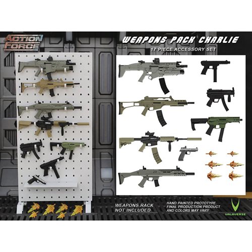 Action Force Series 2 Firearms Pack Charlie 1:12 Scale Action Figure Accessories