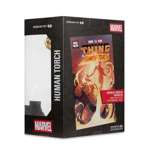Marvel Collection Wave 7 Human Torch Marvel 2-In-One: Thing & Human Torch #10 1:6 Scale Posed Figure
