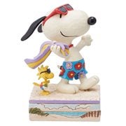 Peanuts Snoopy and Woodstock at the Beach Statue