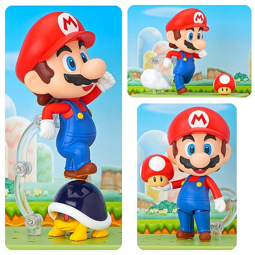 Super Mario Bros. 4-Inch Mario Nendoroid Action Figure
