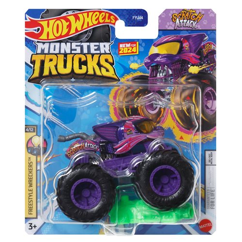 Hot Wheels Monster Trucks 1:64 Scale Vehicle 2024 Mix 10 Case of 8