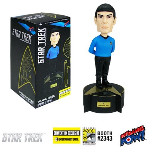 Star Trek: The Original Series Talking Spock Bobble Head - Convention Exclusive