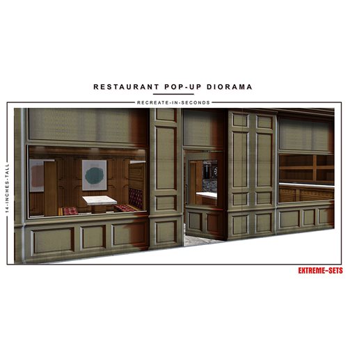 Restaurant Pop-Up 1:18 Scale Diorama
