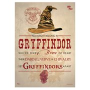 Harry Potter Sorting Hat Gryffindor MightyPrint Wall Art Print