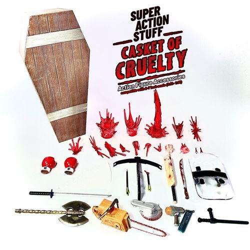 Super Action Stuff! Casket of Cruelty Action Figure Accessories Set