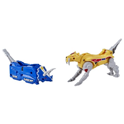 Power Rangers Mighty Morphin Triceratops and Sabertooth Tiger Dinozord 2-Pack