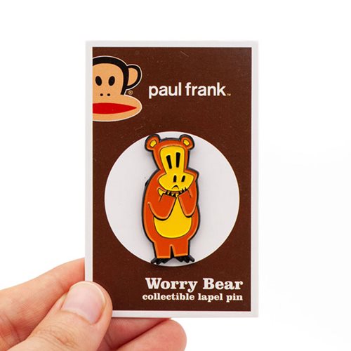 Paul Frank Worry Bear Enamel Pin