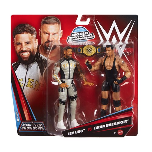 WWE Showdown S25 Bron Breakker vs Jey Uso Figure 2-Pck