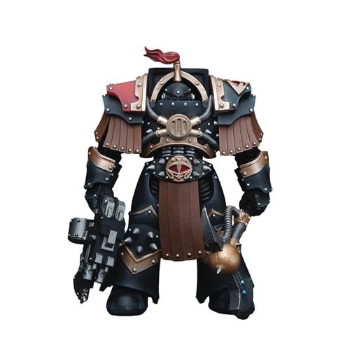 Joy Toy Warhammer 40,000 Sons of Horus Justaerin Terminator Squad with Carsoran Power Axe 1:18 Scale