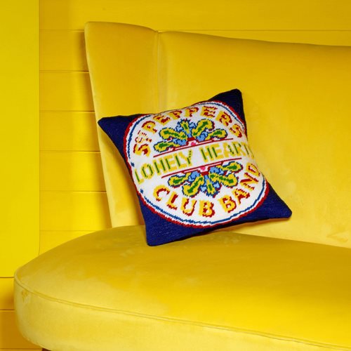 The Beatles Sergeant Pepper's Lonely Heart's Club Band Tapestry Cushion