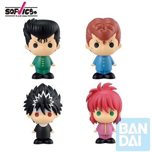 Yu Yu Hakusho Sofvichu Series Ichibansho Statue Case of 4