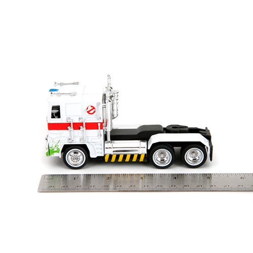Hollywood Rides Transformers Ghostbusters G1 Optimus Prime Mashup 40th Anniversary 1:32 Scale Die-Ca