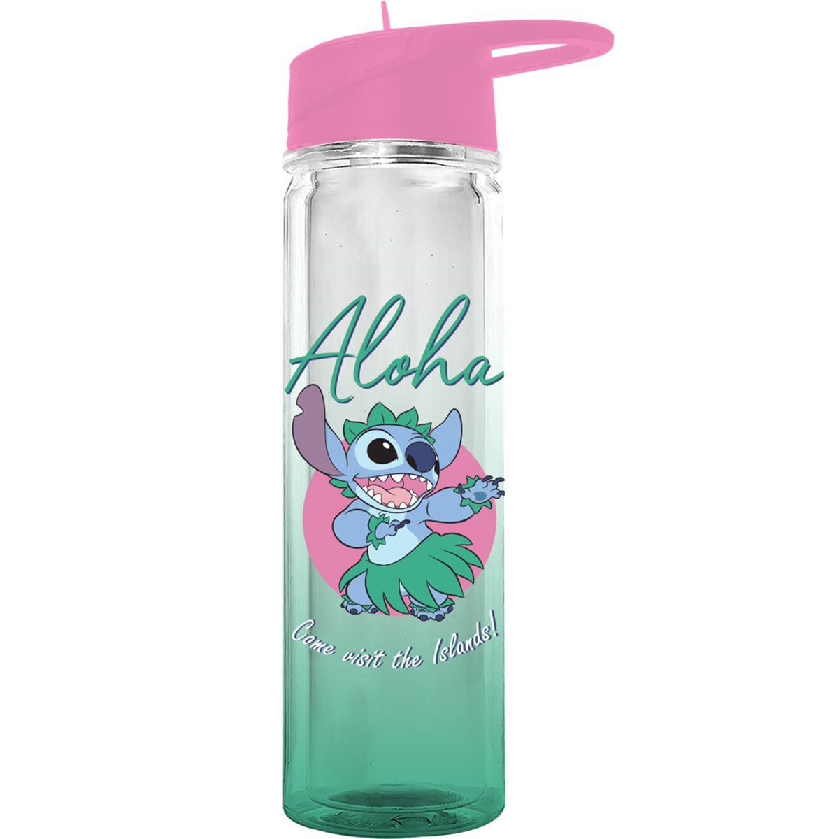 Lilo & Stitch 24 oz. Square Silicone Sleeve Water Bottle