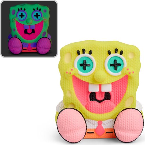 SpongeBob SquarePants #446 Black Light Handmade by Robots Vinyl Figure