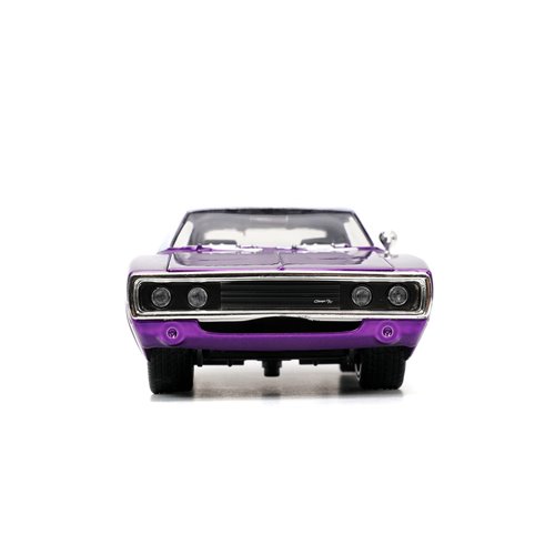 Bigtime Muscle 1970 Dodge Charger R/T Candy Purple 1:24 Scale Die-Cast Metal Vehicle