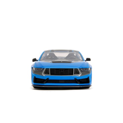 Bigtime Muscle 2024 Blue Ford Mustang Dark Horse 1:24 Scale Die-Cast Metal Vehicle