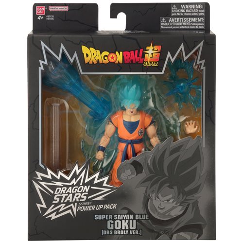 Dragon Ball Super Dragon Stars Power-Up Pack Super Saiyan Blue Goku DBS Broly Version Action Figure