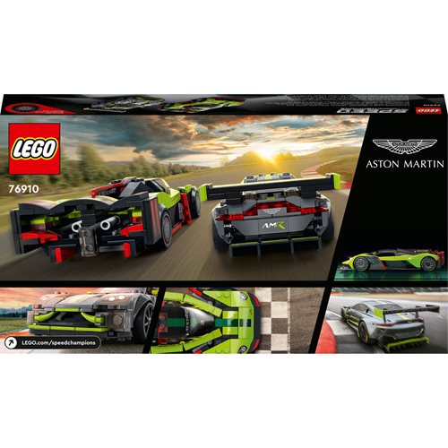 LEGO 76910 Speed Champions Aston Martin Valkyrie AMR Pro and Aston Martin Vantage GT3