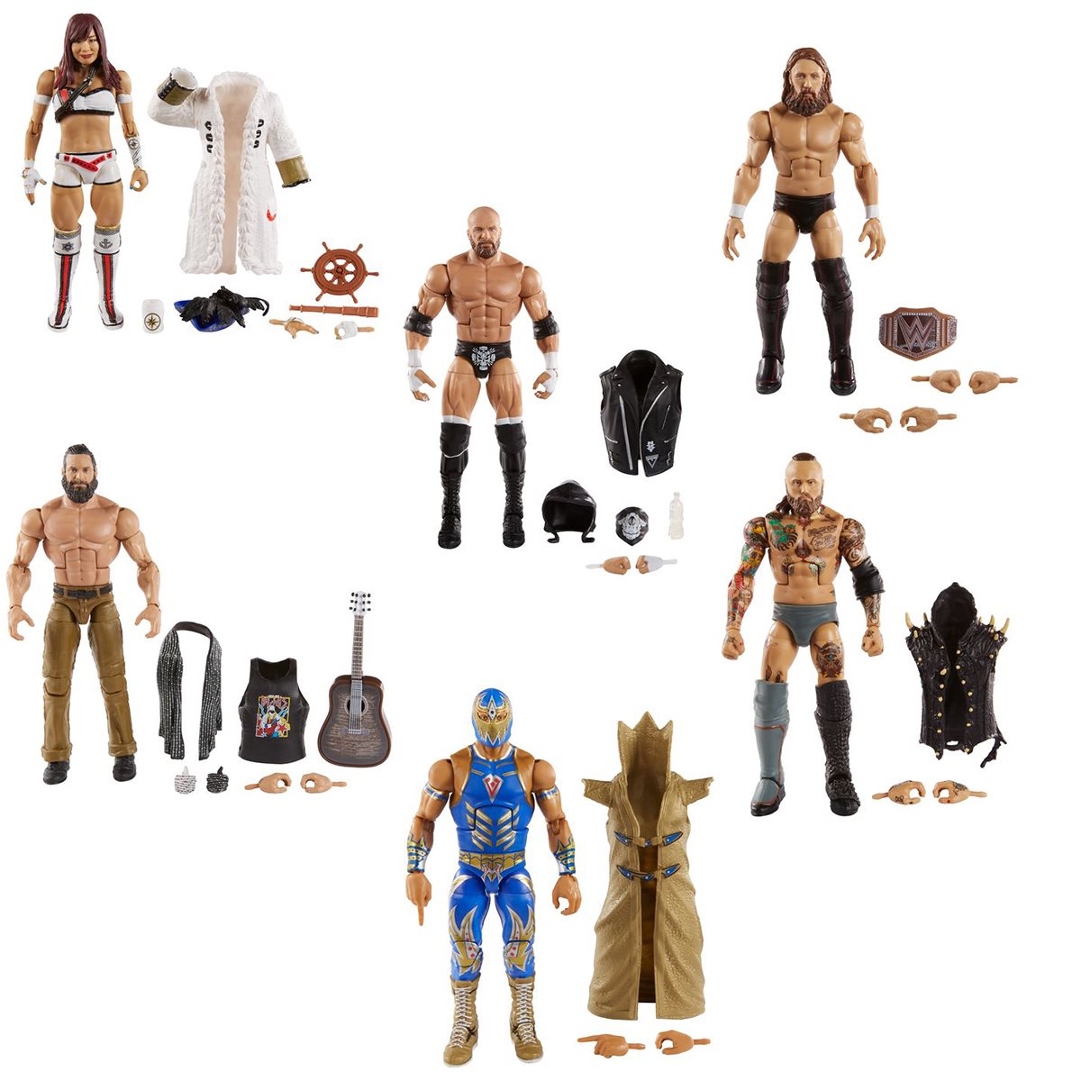 Action Figures Sports WWE Big E Action Figure Basic Series 73 Mattel
