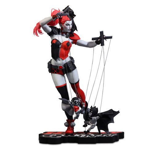 Harley Quinn Red, White, and Black by Emanuela Lupacchino 1:10 Scale Statue