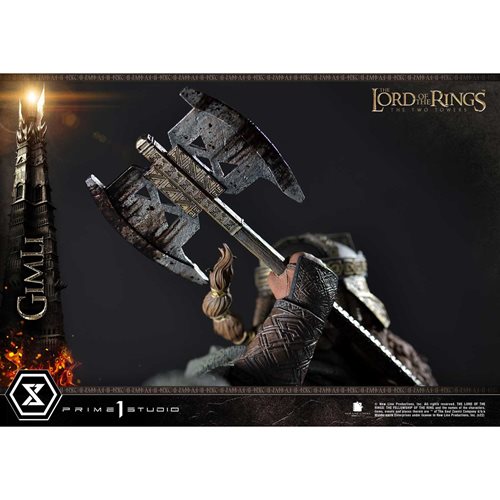 The Lord of the Rings: The Two Towers Gimli Premium Masterline 1:4 Scale Statue